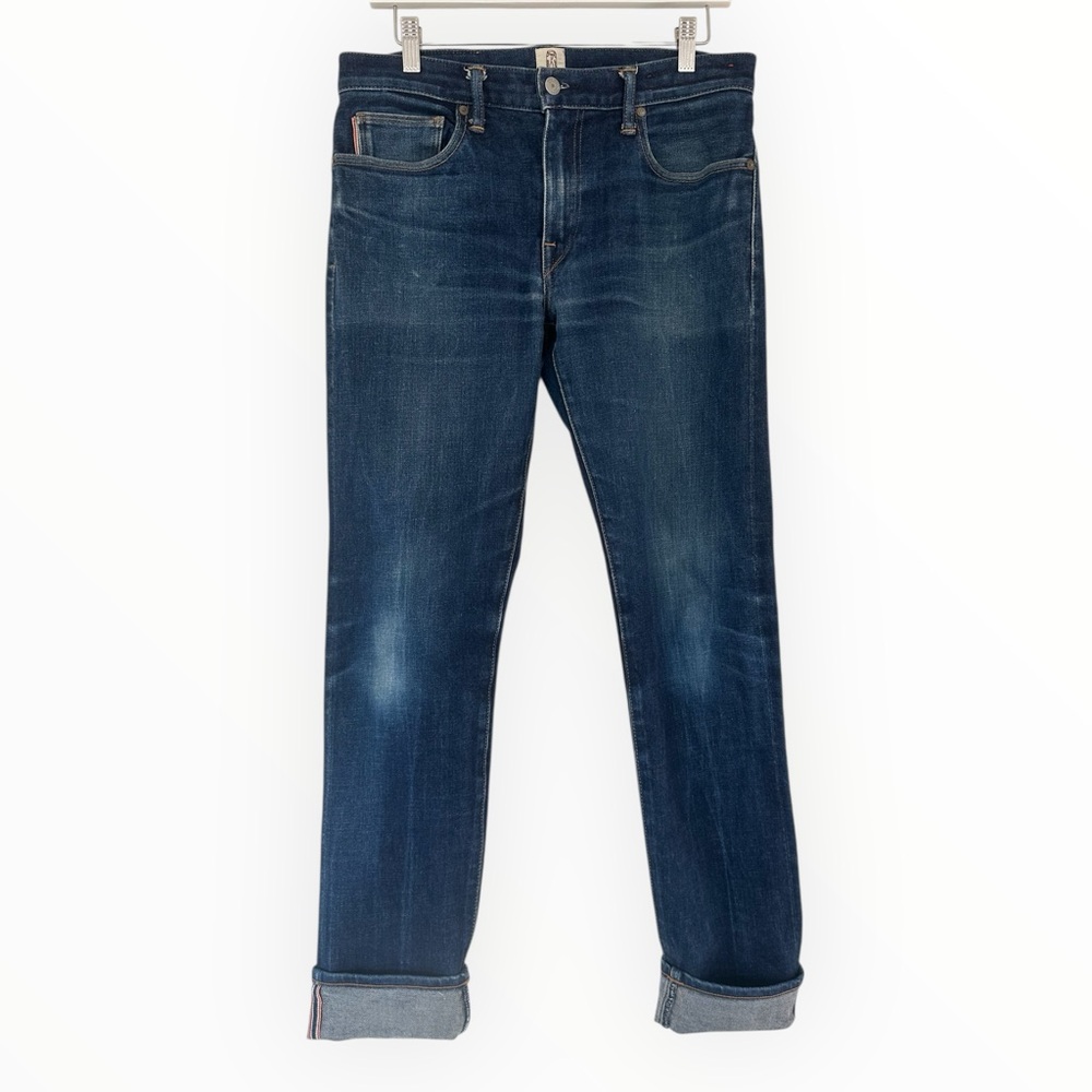 Men's Straight Jeans in Dark Blue